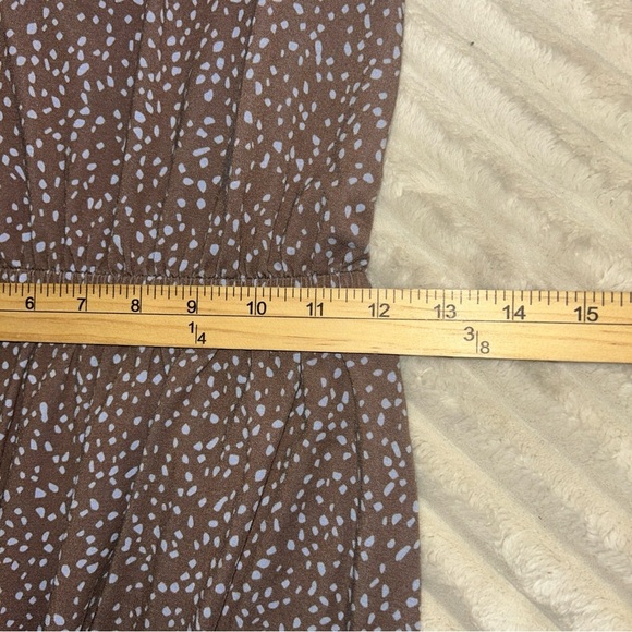 Prana Ayla Midi Dress - Chic Brown and Blue - Picture 5 of 11